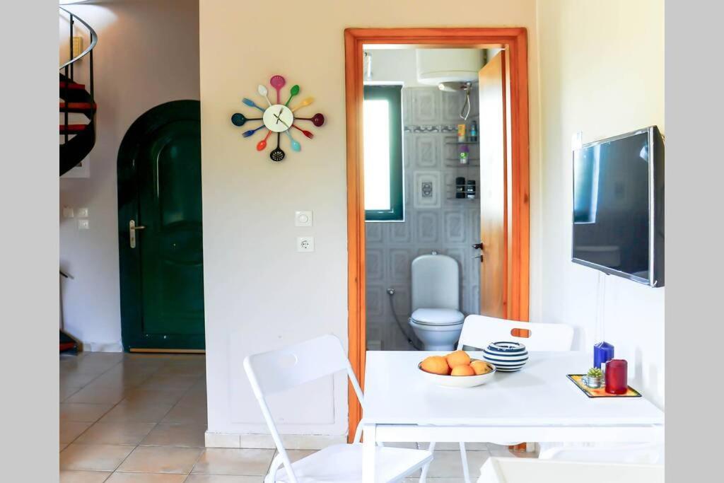 The Tower With The Orange Tree Garden Villa Ialysos  Luaran gambar